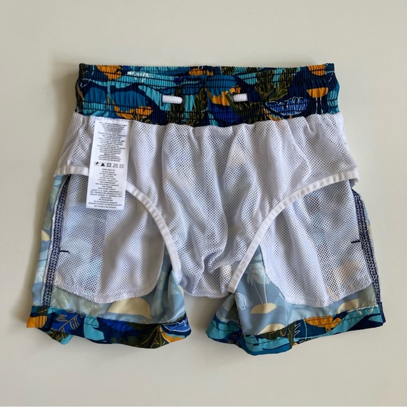 Sundek Boy’s Safari Print Board Shorts - Marine - Size 4 - Picture 6 of 12